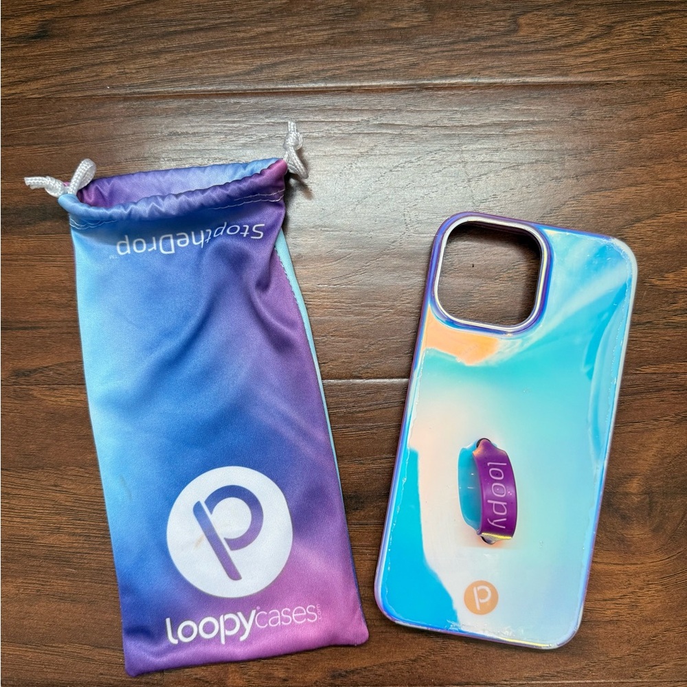 13 Pro Max Loopy Iridescent Purple Phone Case